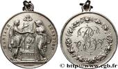 FRANCE Médaille, Mariage chrétien, transformée en pendent AMOUR ET MARIAGE 1918 (42mm, 11,75g, 12h) -