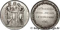 FRANCE Médaille de mariage, La Religion les unit AMOUR ET MARIAGE 1821 (36mm, 22,69g, 12h) -