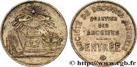 FRANCE Médaille, Entrée, Société de secours mutuels du qu ASSURANCES n.d. (34mm, 11,07g, 12h) -