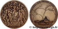 FRANCE Médaille, Campagne 1995-1996 de la frégate Germina ARMÉES 1996 (73mm, 205,27g, 12h) -