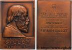 FRANCE Plaquette, Firmin Gillot, Centenaire de la découve QUATRIÈME RÉPUBLIQUE 1948 (90,5mm, 250,14g, 12h) -