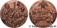 FRANCE Médaille, 7e journées dentaires MÉDECINE 1985 (67,5mm, 229,05g, 12h) -