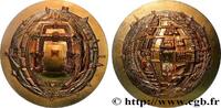 FRANCE Médaille, Louvre et Île de la Cité, Comité du rayo CINQUIÈME RÉPUBLIQUE 1994 (98mm, 895,33g, 12h) -