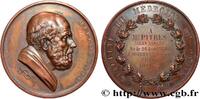 FRANCE Médaille d’Hippocrate, Thèse de Jean Albert PITRES MÉDECINE - ACADÉMIES, FACULTÉS, UNIVERSITÉS ET ÉCOLES 1876-1877 (50,5mm, 60,3g, 12h) -