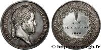 FRANCE Médaille, Récompense, Société royale d’agriculture SOCIÉTÉS D'AGRICULTURE, HORTICULTURE, PÊCHE ET CHASSE 17 - La Rochelle 1848 (41,5mm, 35,94g, 12h) -