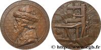 FRANCE Médaille, Jean Gutenberg, inventeur de l’imprimeri IMPRIMERIE ET PAPETERIE n.d. (75mm, 214,29g, 12h) -