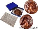 FRANCE Médaille antiquisante, Tétradrachme de Sicile, Lil REPRODUCTIONS Monnaie de Paris 1984 (59,5mm, 154,08g, 7h) -