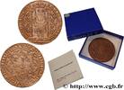 FRANCE Médaille, Franc à pied de Charles V, reproduction, REPRODUCTIONS Monnaie de Paris 1969 (58,5mm, 68,12g, 6h) -