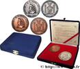 FRANCE Coffret de 2 médailles, Jubilé de Rainier III, 14e NUMISMATIQUE 1999 (54,5mm, 366,54g, 12h) -