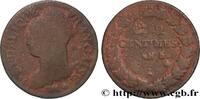 FRANCE Cinq centimes Dupré, grand module, refrappage du DIRECTOIRE Paris 1797 (28mm, 10,18g, 6h) -