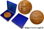FRANCE Médaille, Roland Garros et la première traversée d AÉRONAUTIQUE - AVIATION : AVIATEURS & AVIONS Monnaie de Paris 1988 (67,5mm, 147,21g, 12h) -