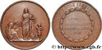 FRANCE Médaille, Quête pour les pauvres ASSISTANCE PUBLIQUE 75 - Paris 1858 (41,5mm, 30,12g, 12h) -