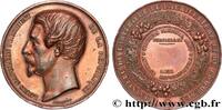 FRANCE Médaille, Concours national agricole AGRICULTURE 78 - Versailles 1852 (50,5mm, 61,09g, 12h) -
