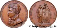 FRANCE Médaille, En mémoire d’Achille-Etna Michallon ARTISTES : MUSICIENS, PEINTRES, SCULPTEURS 75 - Paris 1823 (50,5mm, 66,34g, 12h) -