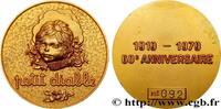 FRANCE Médaille, 60e anniversaire du Petit diable LITTÉRATURE : ÉCRIVAINS/ÉCRIVAINES - POÈTES 1979 (62,5mm, 108,19g, 12h) -