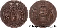 FRANCE Médaille de Baptême, Communion et Confirmation RELIGIONS 1862-1874 (69mm, 163,13g, 12h) -