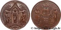 FRANCE Médaille de Baptême, Communion et Confirmation RELIGIONS 1866-1878 (69mm, 143,42g, 12h) -