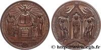 FRANCE Médaille de Baptême, Communion et Confirmation RELIGIONS 1862-1874 (69mm, 161,40g, 12h) -