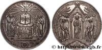 FRANCE Médaille de Baptême, Communion et Confirmation RELIGIONS 1845-1857 (69mm, 152,67g, 12h) -