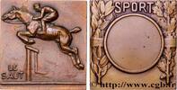 FRANCE Plaquette, Le Saut à cheval SPORTS n.d. (52,5mm, 105,09g, 12h) -