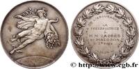 FRANCE Médaille, Concours de l’assurance automobile, La p ASSURANCES 1934 (50,5mm, 57,65g, 12h) -