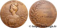 FRANCE Médaille, ville de Lille, La Mutualité ouvrière ASSURANCES 59 - Lille 1925 (45mm, 46,86g, 12h) -
