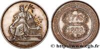 FRANCE Médaille, 50e anniversaire de l’établissement d’ap ASSURANCES Allemagne, Hambourg 1828 (37mm, 16,97g, 12h) -