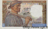 FRANCE 10 Francs MINEUR FRANCE 10 Francs MINEUR 1943 XF+ -