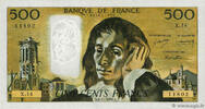 FRANCE 500 Francs PASCAL FRANCE 500 Francs PASCAL 1969 XF+ -