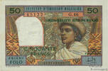 MADAGASCAR 50 Francs - 10 Ariary MADAGASCAR 50 Francs - 10 Ariary 1969 AU -