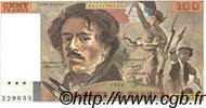 FRANCE 100 Francs DELACROIX modifié FRANCE 100 Francs DELACROIX modifié 1980 UNC- -