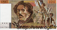 FRANCE 100 Francs DELACROIX modifié FRANCE 100 Francs DELACROIX modifié 1982 UNC- -