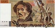 FRANCE 100 Francs DELACROIX modifié FRANCE 100 Francs DELACROIX modifié 1985 UNC- -