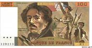 FRANCE 100 Francs DELACROIX modifié FRANCE 100 Francs DELACROIX modifié 1978 AU+ -