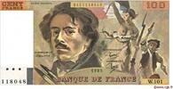FRANCE 100 Francs DELACROIX modifié FRANCE 100 Francs DELACROIX modifié 1985 UNC- -