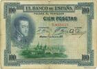 SPAIN 100 Pesetas SPAIN 100 Pesetas 1925 F -