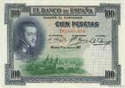 SPAIN 100 Pesetas SPAIN 100 Pesetas 1925 XF -
