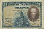 SPAIN 25 Pesetas SPAIN 25 Pesetas 1928 F -