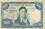 SPAIN 500 Pesetas SPAIN 500 Pesetas 1954 F -