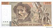 FRANCE 100 Francs DELACROIX 442-1 & 442-2 FRANCE 100 Francs DELACROIX 442-1 & 442-2 1995 AU+ -