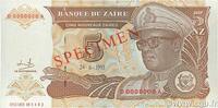 ZAIRE 5 Nouveaux Zaïres Spécimen ZAIRE 5 Nouveaux Zaïres Spécimen 1993 UNC- -