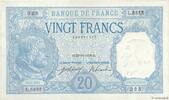 FRANCE 20 Francs BAYARD FRANCE 20 Francs BAYARD 1918 XF+ -