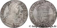 FRANCE Écu de Navarre, portrait à la mèche longue LOUIS XIV THE SUN KING Saint-Palais 1659 (38mm, 26,73g, 6h) -