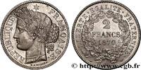 FRANCE 2 francs Cérès, avec légende 1870 III REPUBLIC Paris 1870 (27mm, ... 156.18 £ Tax included +  15.62 £ shipping