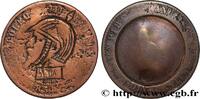 FRANCE Dix centimes Napoléon III, tête nue, satirique SATIRICAL COINS - 1870 WAR AND BATTLE OF SEDAN s.l. 1854 (30mm, 7,86g, 6h) -