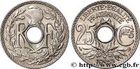 FRANCE 25 centimes Lindauer III REPUBLIC 1923 (24mm, 5,09g, 6h) -