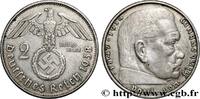 GERMANY 2 Reichsmark Maréchal Paul von Hindenburg GERMANY Vienne 1938 (25mm, 8,03g, 12h) -