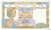 FRANCE 500 Francs LA PAIX FRANCE 500 Francs LA PAIX 1942 AU -