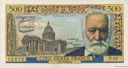 FRANCE 500 Francs VICTOR HUGO FRANCE 500 Francs VICTOR HUGO 1954 UNC- -