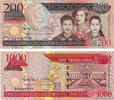 DOMINICAN REPUBLIC 200 et 1000 Pesos Oro Lot 2004 DOMINICAN REPUBLIC 200... 82.27 £ Tax included +  15.59 £ shipping